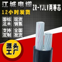 郑州厂家架空电缆低压铝芯电缆 YJLV 2*16 2*25平方2芯铝电缆批发