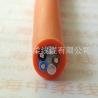 橙色护套LIYY5*0.34mm²耐弯曲耐油传感器线束电缆