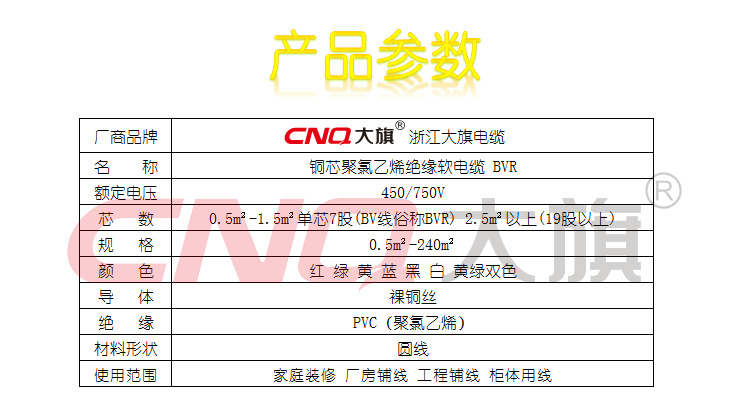 BVR产品参数水印