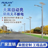 新款一体化LED太阳能路灯4米6米8米30W60W100W新农村市政工程路灯