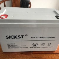 SICKST电池12V100AH蓄电池SICKST胶体免维护太阳能蓄电池