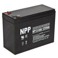 NPP耐普蓄电池NP12-9 12V9AH 免维护铅酸蓄电池 UPS电池