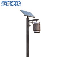 仿古太阳能路灯厂家批发庭院灯led太阳能一体化路灯雷达户外路灯