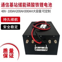 工厂48V100-300AH电瓶车运输机器人通信基站铁锂电池组