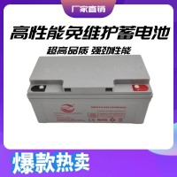 厂家优惠供应 太阳能胶体电池12V65AH 逆变器电池