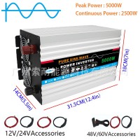 2500W 3000W 4000W正弦波逆变器12V/24V/48V/60V转AC220V跨境出口