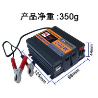 12V直流转换交流110V220V车载家用太阳能光伏智能逆变器