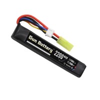 3S水弹枪电池11.1V 2200mAh 40c Mini Airsoft BB气枪电 动玩具枪R