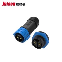 Jnicon捷联通航空插头 M16/M19/M23/M25自锁连接器 防水电源线UL