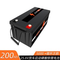 24V200Ah货车启动观光车卡车储能1船机推进器大功率磷酸铁锂电池