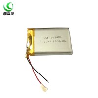 厂家供应803450聚合物锂电池3.7V 1600mAh 智能音响LED灯具摄像头