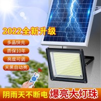 太阳能灯户外庭院灯家用路灯LED高亮防水投光灯新农村照明壁灯