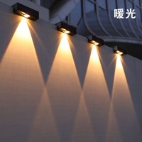 太阳能户外庭院灯家用照明路灯阳台氛围洗墙射灯花园布置围墙壁灯