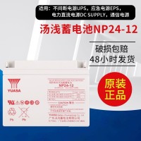 汤浅蓄电池NP24-12蓄电池12v铅酸电池机房配电柜ups应急电源