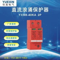 光伏浪涌保护器2P 直流防雷模块DC1000V 避雷器40KA太阳能汇流箱