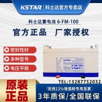 KSTAR科士达蓄电池6-FM-100直流屏UPS不间断电源12 V100AH专用电瓶