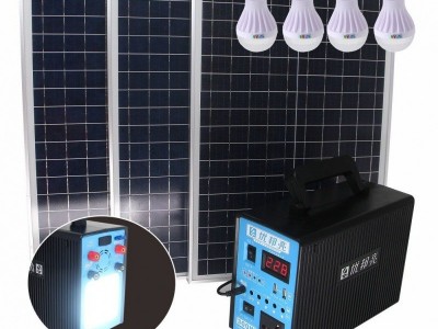 太阳能发电系统家用全套220v一体机小型多功能移动电源户外光伏板图5