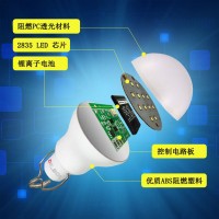 家用户外应急充电露营太阳能灯泡 led手提帐篷野营遥控太阳能灯